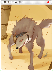 Carta Lobo do Deserto