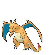 Mascote Charizard